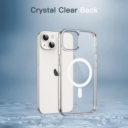 Protective MagSafe Clear Back Case Compatible with iPhone 13/14