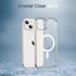 Protective MagSafe Clear Back Case Compatible with iPhone 13/14