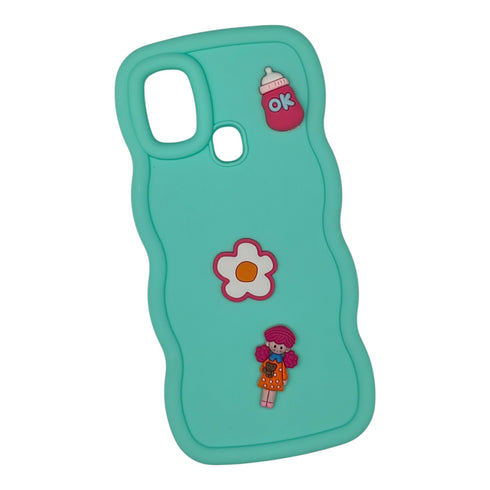 Cute 3D Cartoon Silicone Phone Case Cover Compatible with Samsung A21s