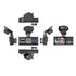 Triple-Lens HD Dash Cam In-Car Hidden Triple-Camera System for Rideshare