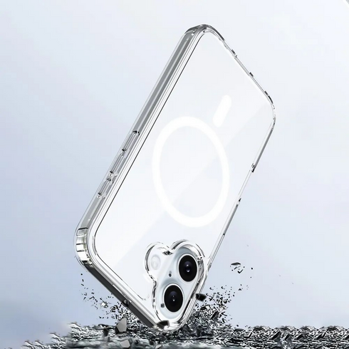 MagSafe Magnetic wireless charge clear phone case Compatible with iPhone 16