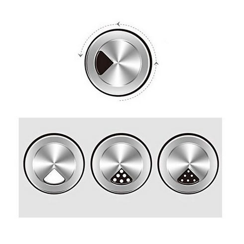 6 Piece Glass Spice Jar Rack With Rotating Stand