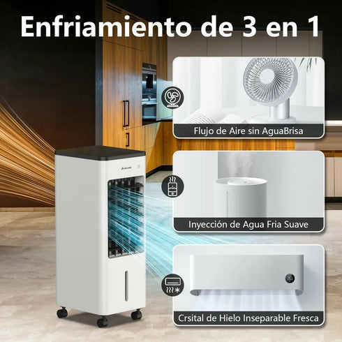 Electric Mini Air Conditioner Standing Design with 3 Speed Fans for Household and Hotel Use