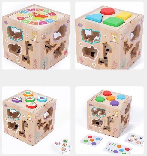 8 in 1 Education Wooden Sensory Toy