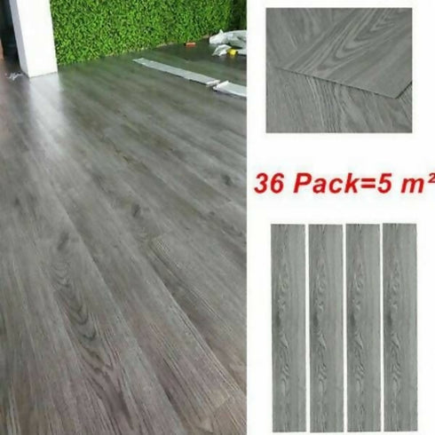 Peel and Stick Engineered PVC Plank Wood Pattern Durable Flooring