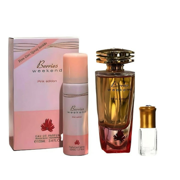 Berries Weekend Pink Edition with Deodorant - 100ml