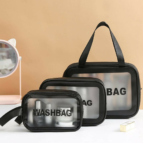 3 Pack Cosmetics Bag Toiletry Bag