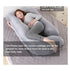 U Shaped Full Body Maternity Pillow with Removable Cover