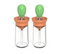 2 Piece Oil Dispenser Bottle with Silicone Brush