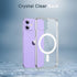 Protective MagSafe Clear Back Case Compatible with iPhone 12/12 pro