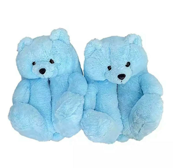Winter Warm Indoor Fur Teddy Bear Soft Plush Shoes