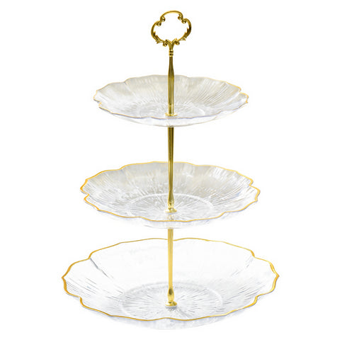 Transparent Plastic Cake Stand
