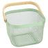 Storage Basket with Wooden Handle