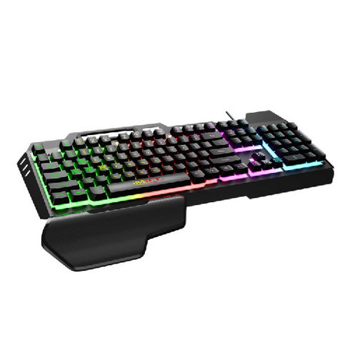 Popular Design IMICE GK-700 104 Keys Metal Backlit Gaming Wired Suspended Illuminated Keyboard With Hand Rest.