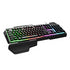 Popular Design IMICE GK-700 104 Keys Metal Backlit Gaming Wired Suspended Illuminated Keyboard With Hand Rest.
