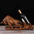 Wine Holder Wine Rack Wine shelf Countertop Art Pioneer Cattle Crafts Home Decorations Interior