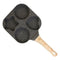 Heart Star and Circle Shaped Egg Frying Pan Breakfast Crepe Omelet Pan 4 Slot