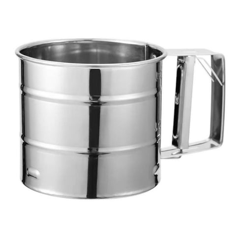 Stainless Steel Semi-automatic Hand Flour Sieve