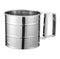 Stainless Steel Semi-automatic Hand Flour Sieve
