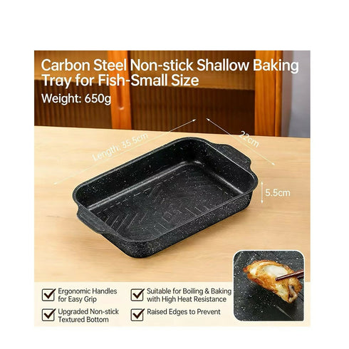 Carbon Steel Non-stick Deep Baking Tray