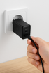 Fast Charger with USB and Type-C Dual Ports