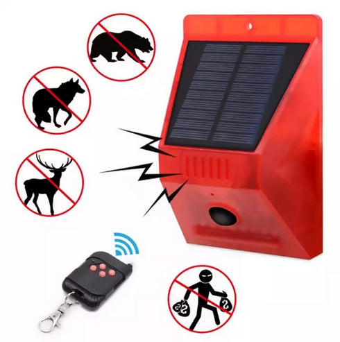 Garden Lights Solar Alarm With Remote