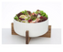 Salad Bowl & Wooden Frame 2.7L.