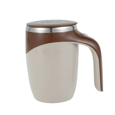 Rechargeable Magnetic Self Stirring Mug with Lid