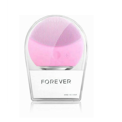 Forever Electric Facial Cleansing Silicone Device - Pink - Light Pink