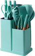 19-Piece Non-Toxic Silicone Cooking Utensils Set with Holder