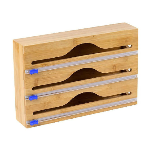 Bamboo Food Wrap Foil Holder