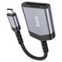 2 in 1 USB-C/Type-C to SD/TF OTG Card Reader Metal Grey