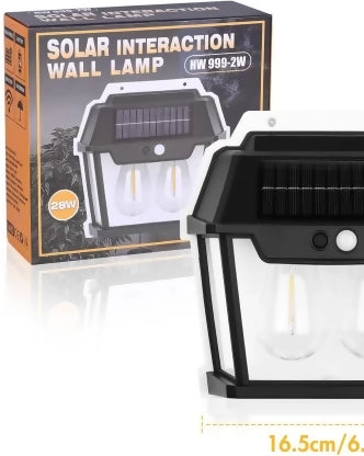 Waterproof Outdoor Solar Interaction Wall Lamp