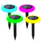 Colorful solar landscape lamp