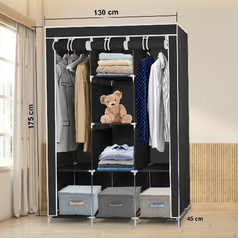 Clothes Rack Standing Wardrobe Closet Storage Closet Organizer