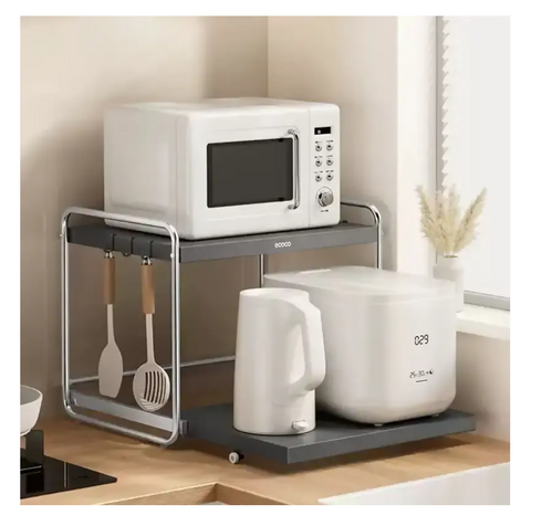 ECOCO 2-Tier Aluminum Microwave Oven Rack
