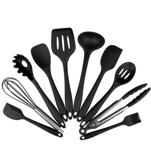 10-Piece Silicone Kitchen Utensils