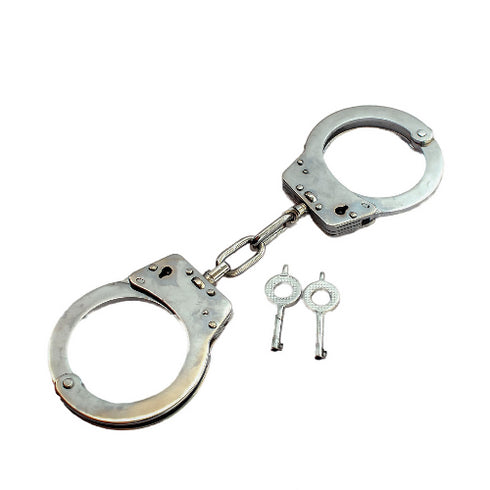 Metal Carbon Steel Handcuffs Double Locking System.