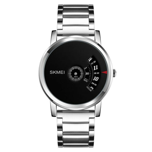 Modern Quartz Watch With Stainless Steel Band