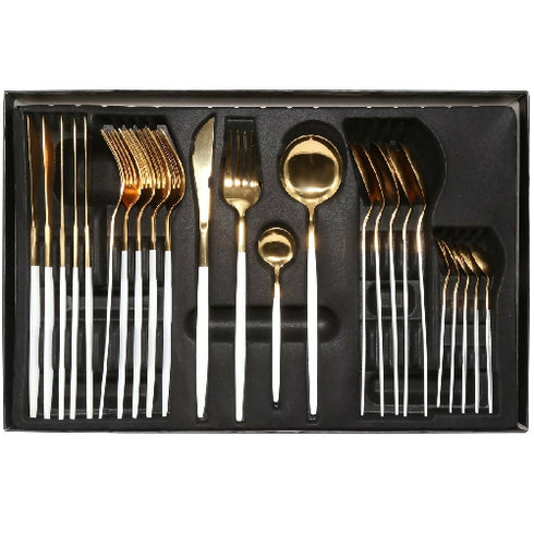 24 Piece Fork and Spoons Set