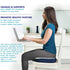 Memory Foam & Gel Seat Cushion Helps Helps Relieve