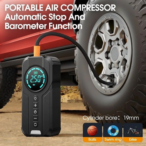 2 in 1 Portable 12V Car Jump Starter And 180psi Tyre Air Pump