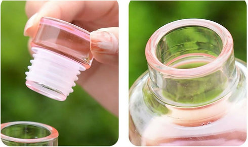 500ml Airtight Leakproof Hot/Cold Glass Water Bottle