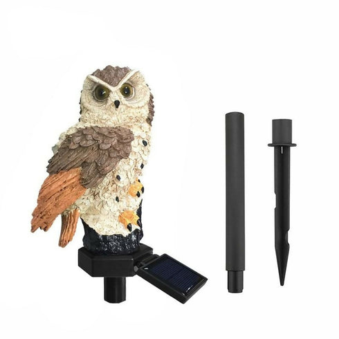 Brown Owl Waterproof Solar Light, Garden Light