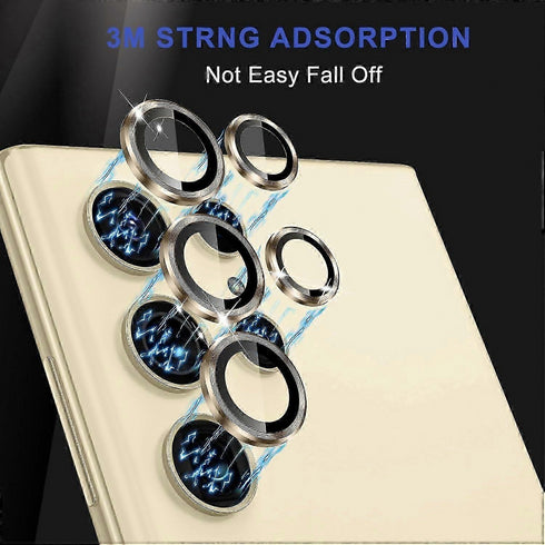 1 Set of Tempered Glass Camera Lens Protector, Compatible Brand Galaxy S24 Ultra.