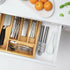 100% Pure Bamboo Drawer Organizer