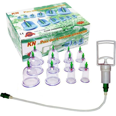 12 pcs Vacuum Cupping Medicine Magnet Pull Out Vacuum Apparatus