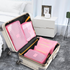 Oxford Cloth Packing Cube Organizer Travel Laundry Pouch - Set of 6 - Pink