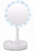 Round Fold Away LED Double Sided Mirror