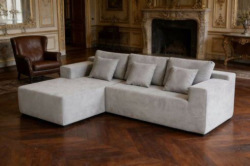 Modern Luxury Sofa with Fully Compressed Memory Foam Minimalist Design